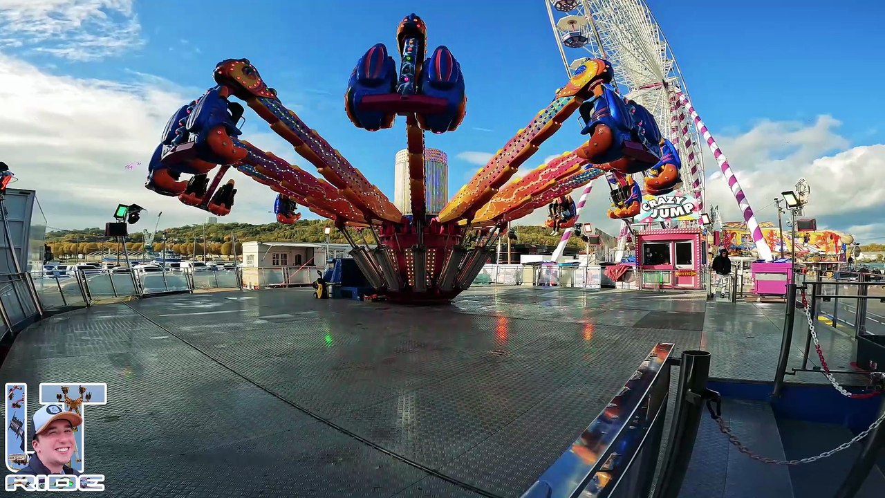 Manège CRAZY JUMP - Foire Saint-Romain, Rouen 2025 | Off ride