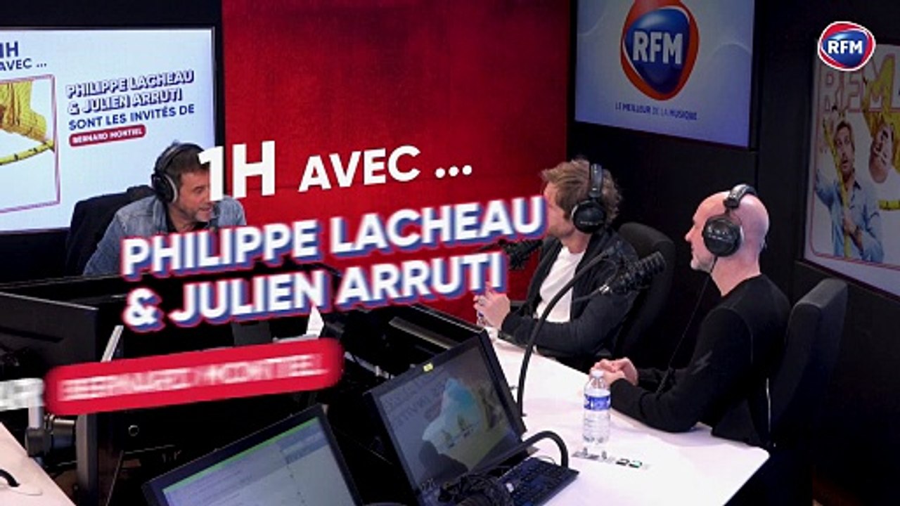 Philippe Lacheau dans "1 heure avec..." de Bernard Montiel sur RFM avec Julien Arruti pour parler du "Marsupilami" ©RFM