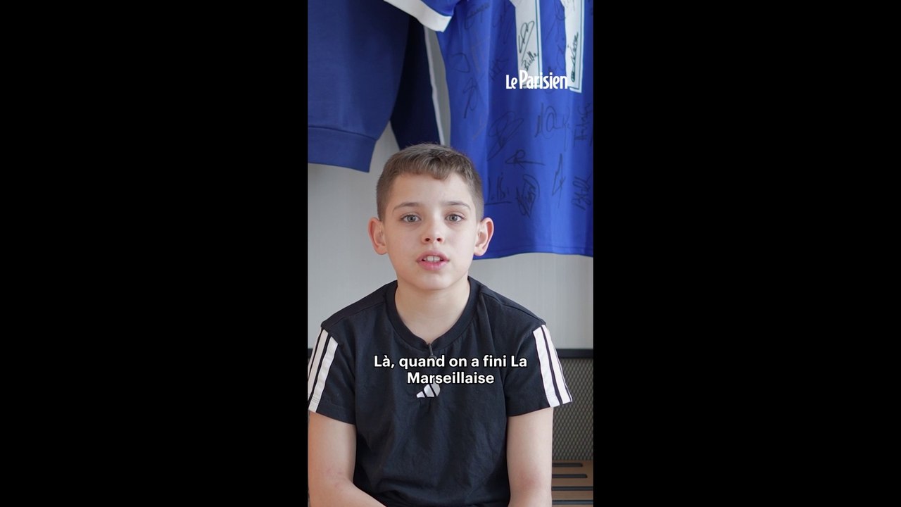 Maxence a chantsigné « La Marseillaise » avant le match France-Irlande
