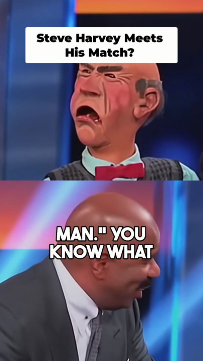 Jeff Dunham and Steve Harvey Turn Celebrity Family Feud Into a Comedy Act