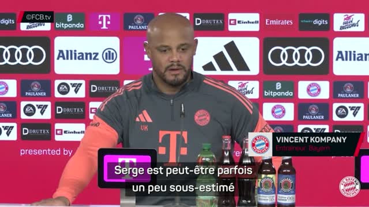 Bayern - Kompany : "Serge Gnabry peut encore nous apporter"