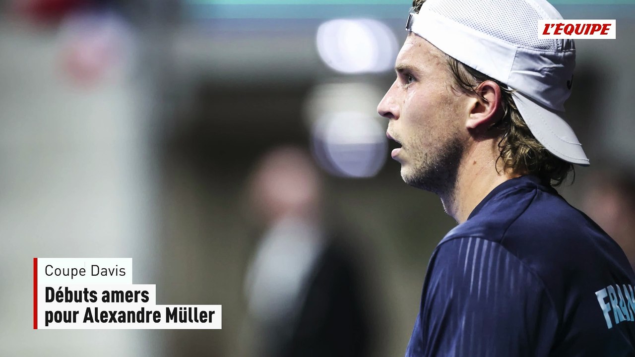 Pour sa première sélection en Coupe Davis, Alexandre Müller s'incline : la France menée par la Slovaquie - Tennis - Coupe Davis