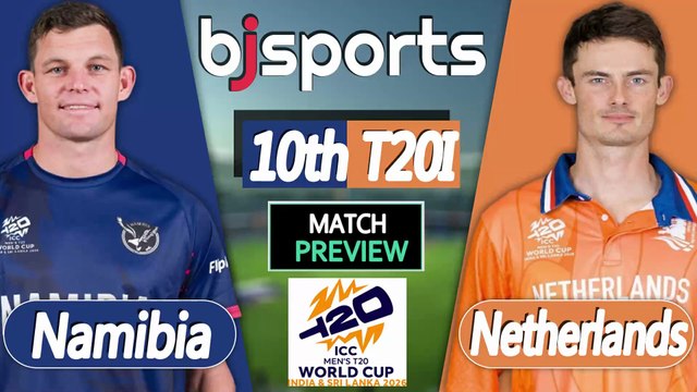 T20 World Cup 2026 | Netherlands vs Namibia 10th Match T20l Match Preview |