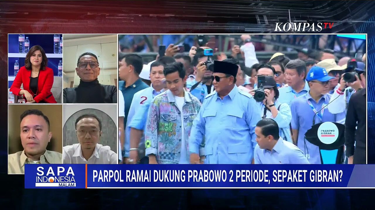 PAN Blak-Blakan Dukung Prabowo Dua Periode, Tanpa GIbran? Ini Respons PSI & Pengamat | SAPA MALAM