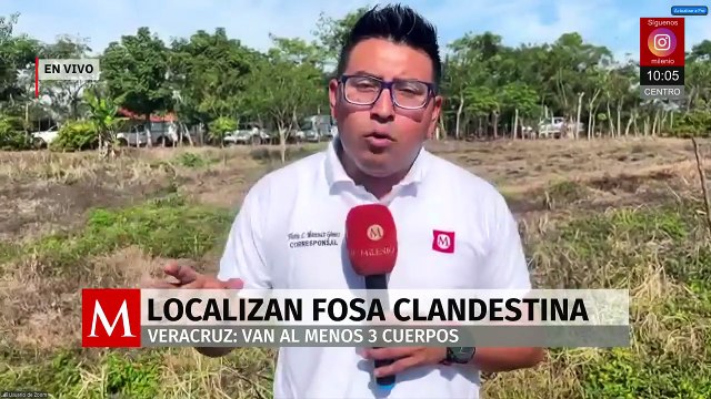 Localizan fosa clandestina con tres cuerpos en rancho de Veracruz