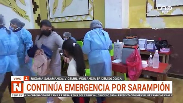 LLEGADA DE VACUNAS CONTRA SARAMPIÓN