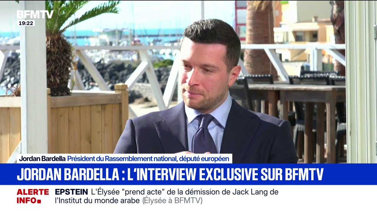 "Le travail commence" dès les élections municipales le 15 mars, déclare Jordan Bardella (RN)