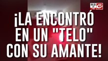 Sospechaba que le era infiel, la siguió... ¡y la encontró entrando a un "telo" con su amante!