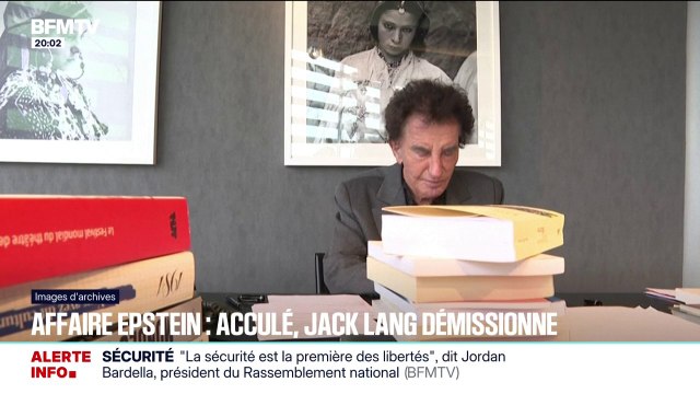 Je propose de remettre ma démission : Jack Lang a déposé sa démission de la présidence de l'Institut du monde arabe
