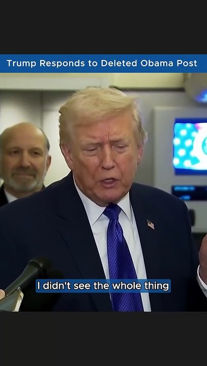 Trump Says He “Didn’t See” Controversial Post Before It Was Shared