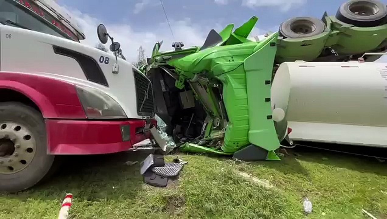 Accidente en la carretera al occidente