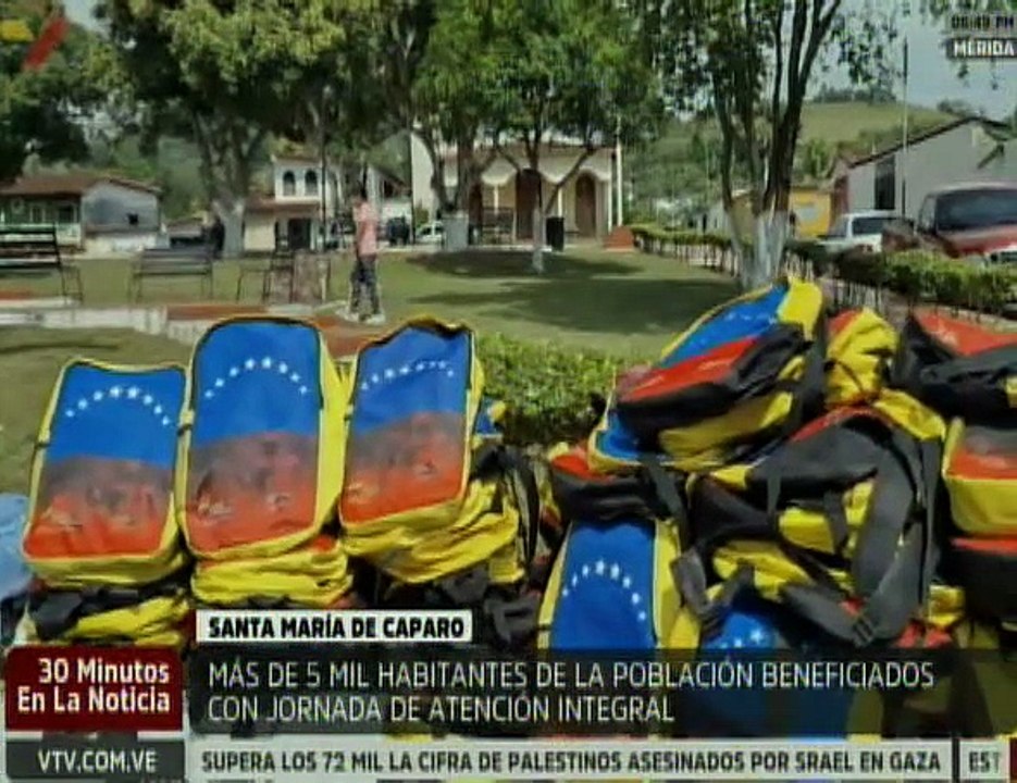 Mérida | Más de 5 mil personas atendidas con jornada social en Santa María de Caparo