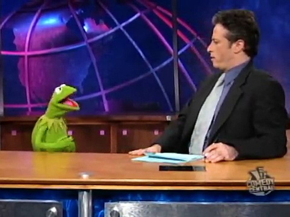 The Daily Show (Jon Stewart) - 2001-02-13 Kermit the Frog