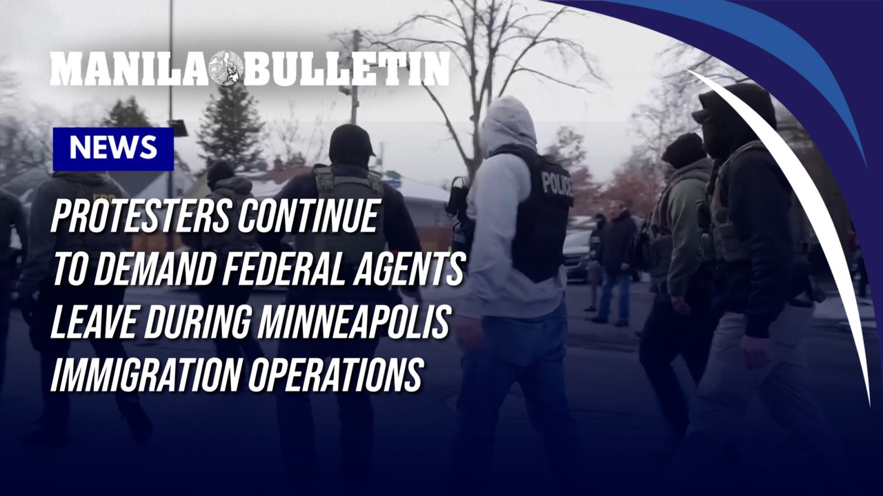 US: Protesters continue to demand federal agents leave during Minneapolis immigration operations