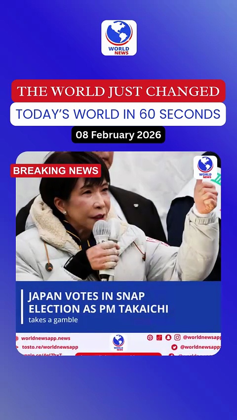 Japan votes in snap election as PM Takaichi takes a gamble