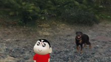tiger and shinchan in forest