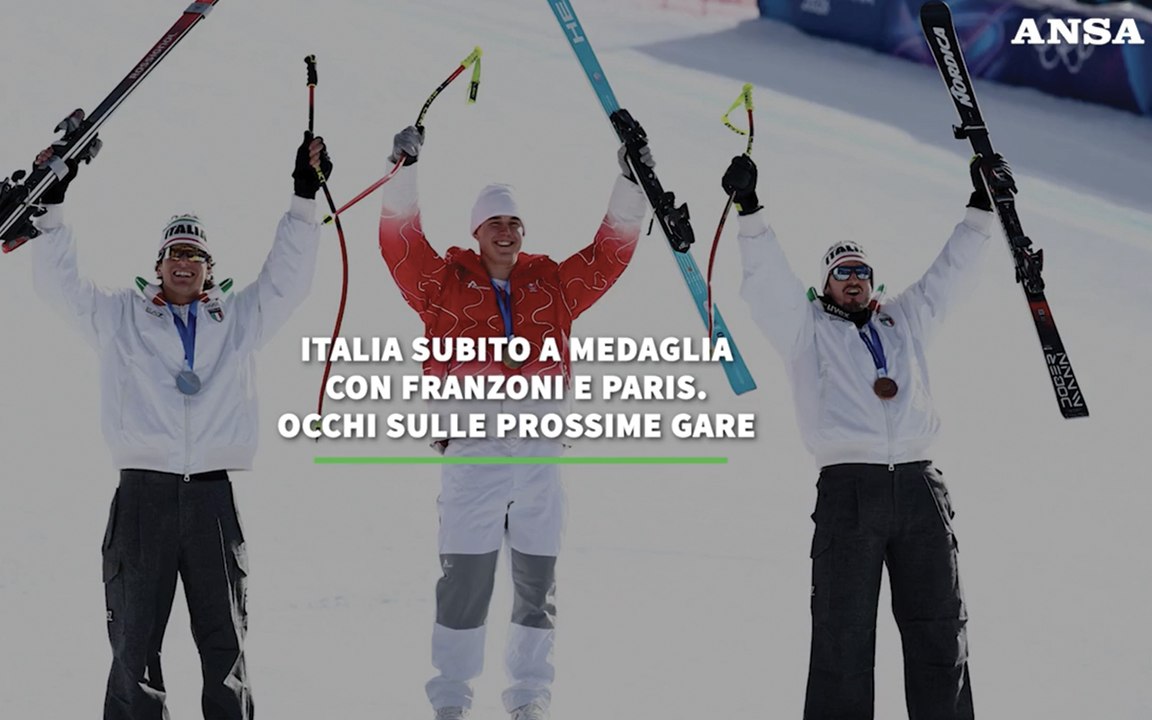 Olimpiadi Milano Cortina 2026: Italia subito in medaglia con Franzoni e Paris
