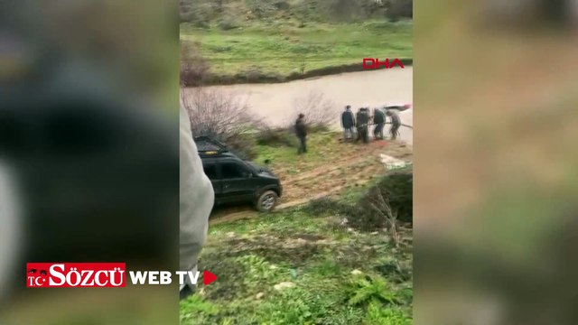Bolu’da otomobil dereye uçtu