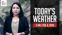 Today's Weather, 5 P.M. | Feb. 8, 2026
