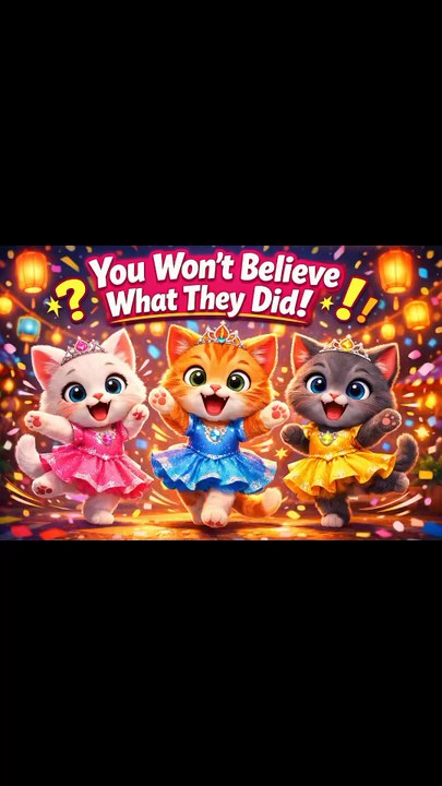 Cute 3D Kittens Dance | Fun Kids Groove Dance for Ages 6–10