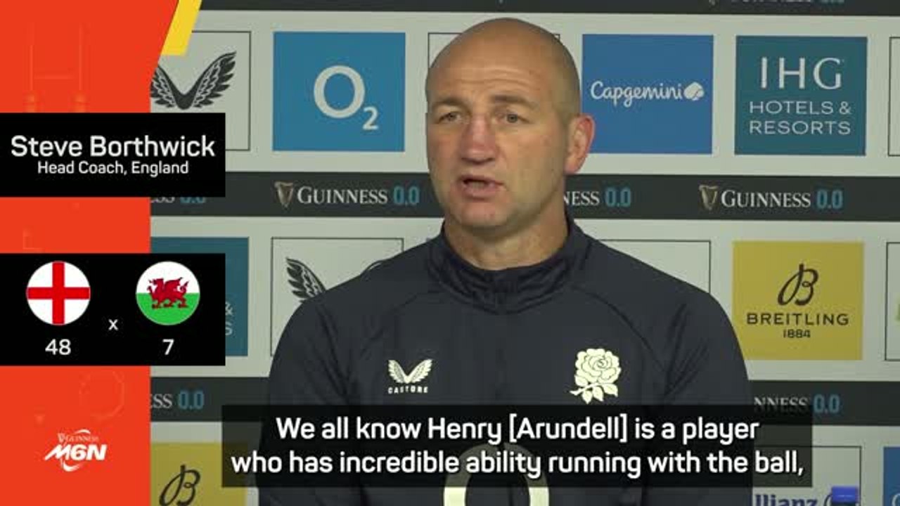 Borthwick and George praise 'brilliant' Arundell after Six Nations hat-trick