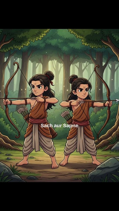 जब सीता माता के सिर पर लगी चोट… और राम ने लव-कुश को कठोर डांट लगाई #ram #sitaram #ramayan
