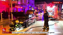 Eskişehir’de motor kısmından çıkan yangın aracı kullanılamaz hale getirdi