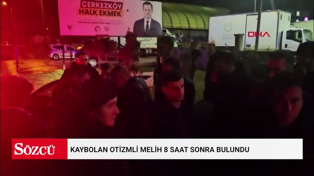 Kaybolan otizmli Melih 8 saat sonra bulundu, polis üşümemesi için montunu verdi