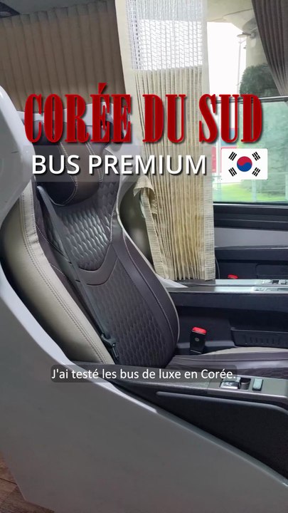 Bus premium en Corée du Sud
