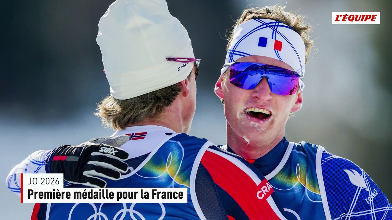 Mathis Desloges apporte la première médaille des JO 2026 à la France en décrochant l'argent sur le skiathlon - JO 2026 - Ski de fond - Skiathlon (H)