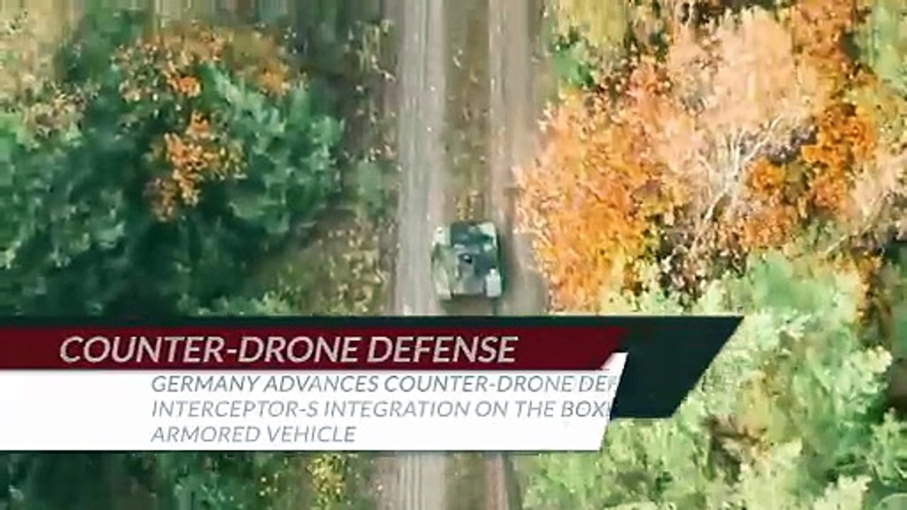 Germany advances counter-drone defense with Interceptor-S integration on the Boxer armored vehicle
