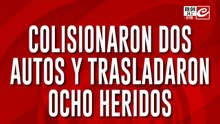 Helicóptero del SAME, rescate extremo y 8 heridos tras un choque múltiple