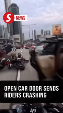 Child opens car door, triggers six-vehicle crash on Jalan Tun Razak