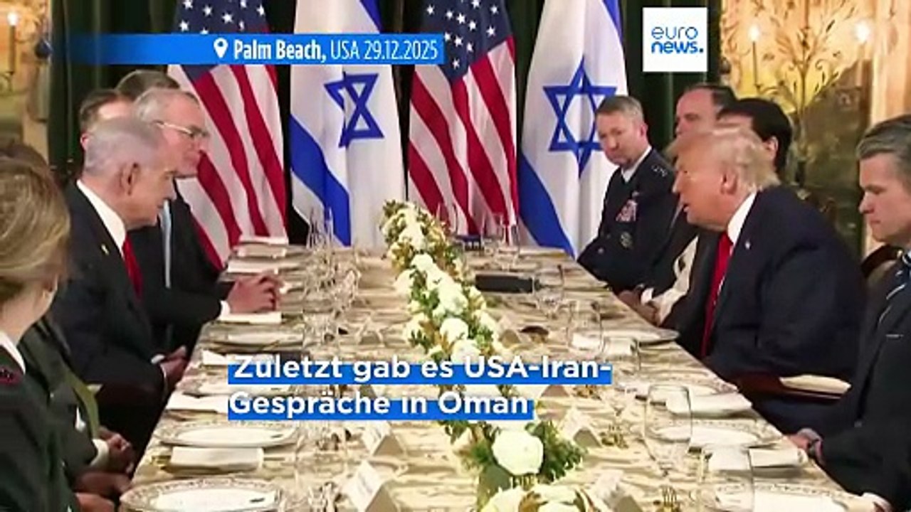 Zoff um Iran-Atomprogramm: Netanjahu trifft Trump am Mittwoch in Washington