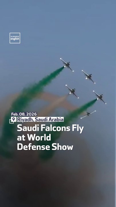 Saudi Falcons Fly At World Defense Show