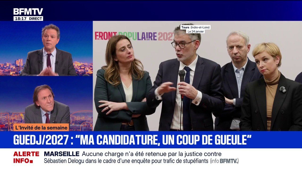 "Il ne faut pas éluder les sujets qui fâchent à gauche", explique Jérôme Guedj, député PS et candidat à l'élection présidentielle