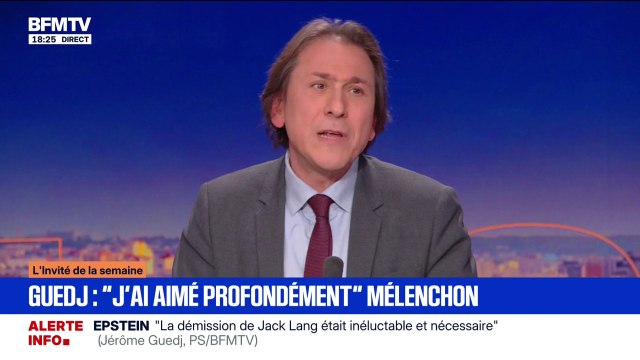 Jérôme Guedj, député PS et candidat à l'élection présidentielle, refuse l'essentialisation de Jean-Luc Mélenchon