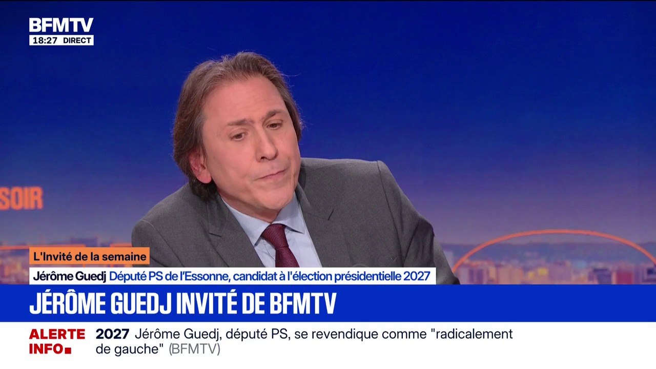 "Sa décision est courageuse et élégante": Jérôme Guedj, député PS et candidat à l'élection présidentielle, revient sur la démission de Sonia Mabrouk de la chaîne Cnews