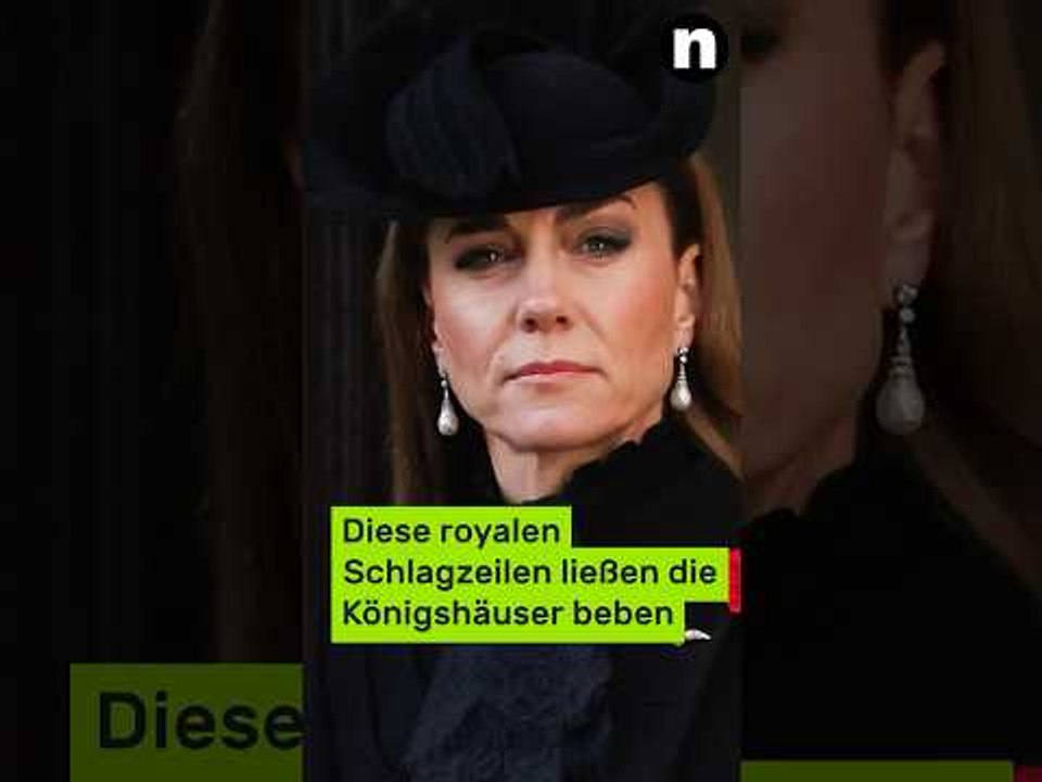Von Prinzessin Kate bis Mette-Marit: Diese royalen Schlagzeilen ließen die Königshäuser beben