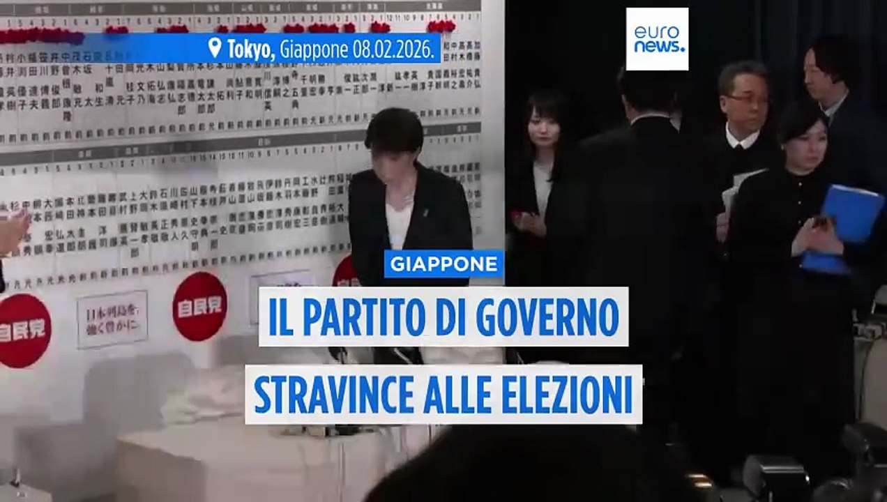 Giappone: vittoria schiacciante per la premier Takaichi