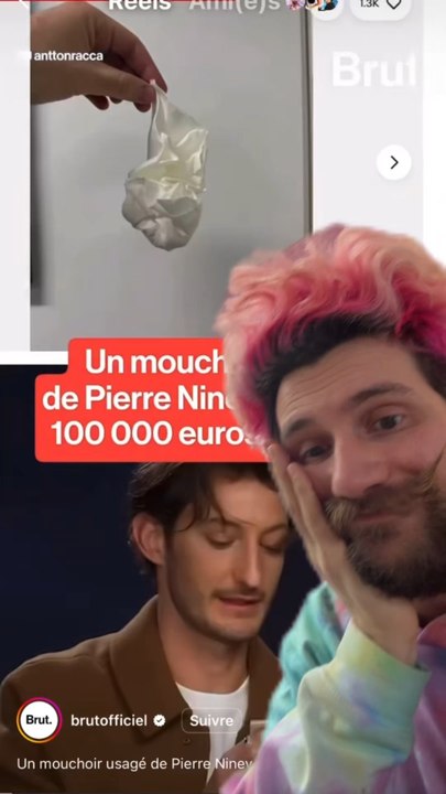 Le mouchoir de Pierre Niney vendu aux enchères à 100 000 € !?