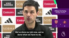 Arteta focused on Arsenal improvement, not points gap