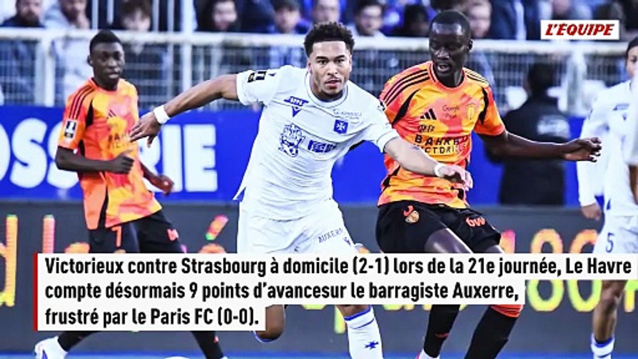 Le Havre s'éloigne de la zone rouge après sa victoire contre Strasbourg, Angers rêve d'Europe - Foot - Ligue 1