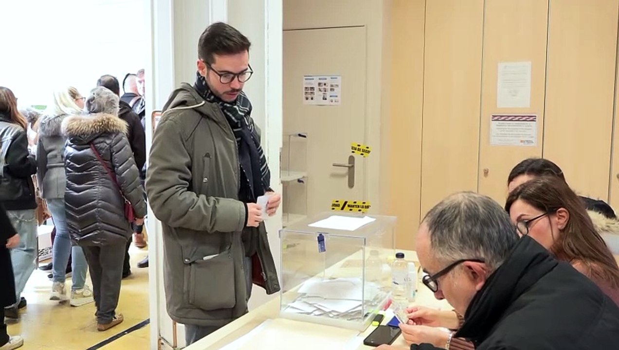 La participación en las elecciones de Aragón se sitúa en el 56,28% en el avance de las 18 horas