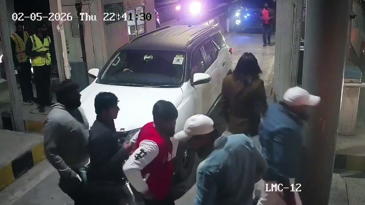 Toll plaza employee who was just performing his duty, beaten mercilessly.