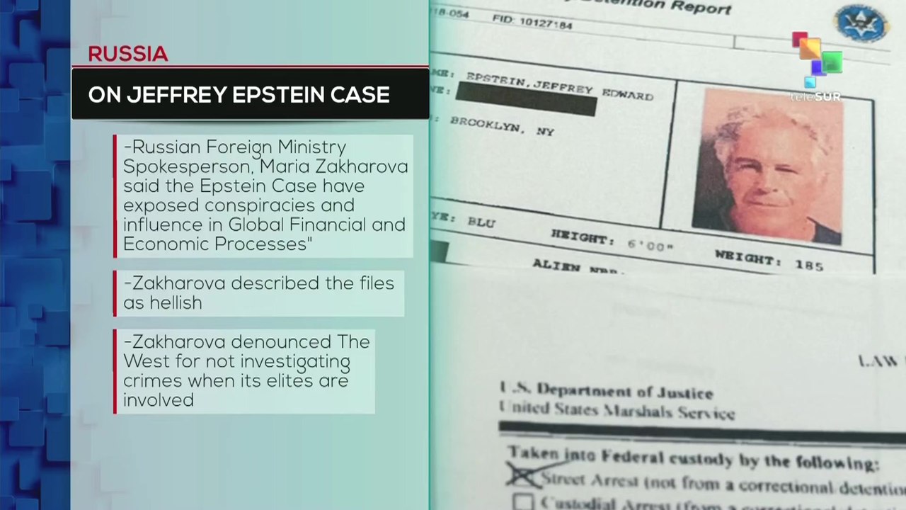 Russia on Jeffrey Epstein case