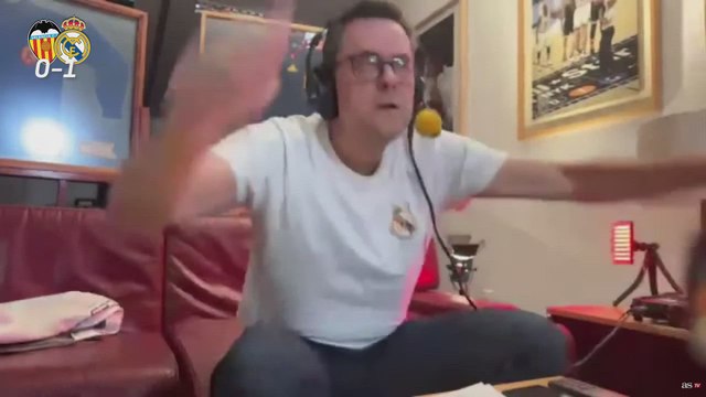 ¡GOL DE CARRERAS! La reacción de RONCERO al primer GOL en MESTALLA para el VALENCIA 0-1 REAL MADRID