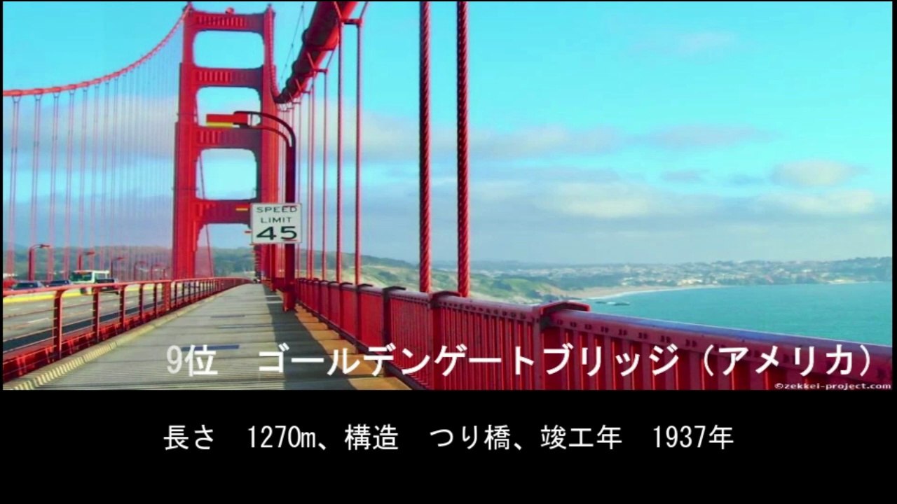 【豆知識】世界の長い橋 TOP10　【Trivia News】Top 10 Longest Bridges in the World