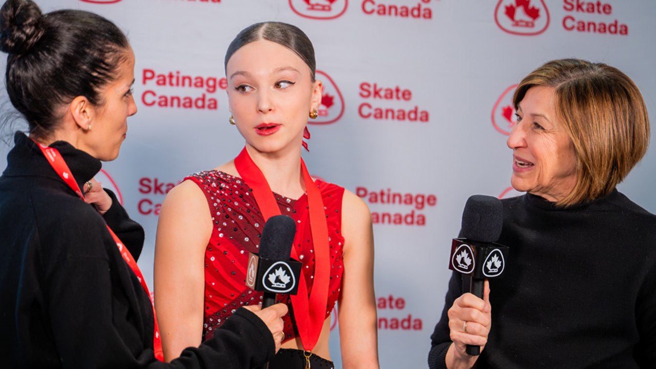 2026 Skate Canada Trophy - Novice Women Champion Interview
