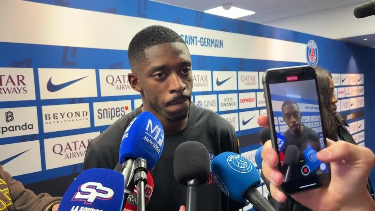 Les mots d’Ousmane Dembélé après la très large victoire du PSG dans le Classique contre l’OM